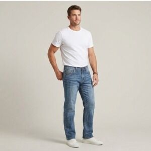 Rock & Roll Cowboy Double Barrel Jeans Men's 33x32  Relaxed Straight Leg Denim